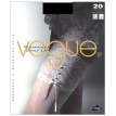 Чулки Vogue "Romance Stay Up 20" Black (черные), размер M-L традиционного финского качества Товар сертифицирован инфо 2330r.