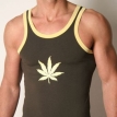 Майка мужская Udy "Marihuana" Green (зеленый), размер: M Испания Артикул: 3087 Товар сертифицирован инфо 3308r.